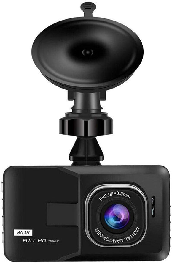 Car Dash Cam Full HD 1080P Car DVR Dashboard Camera with 170°Wide Angle, WDR, G-Sensor, Loop Recording and Motion Detection