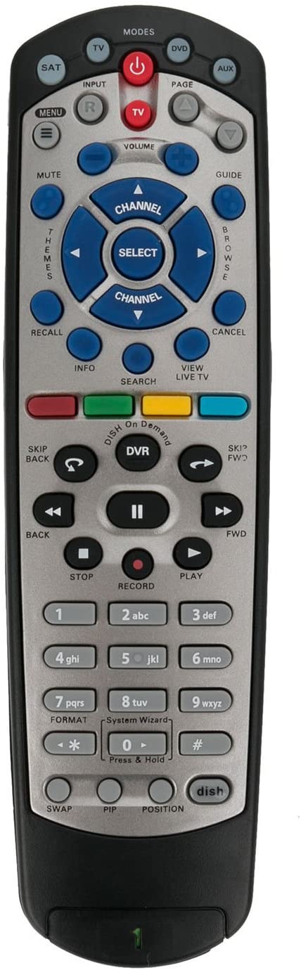 Dish Network 20.1 IR Satellite Receiver TV1 Replacement Remote