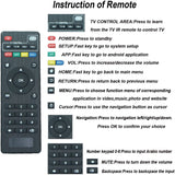 X96 Mini Replacement MBOX Remote Control for X96, MXQ, M8, M8S, M8S Plus, MXQ PRO, T95M, T95N, T95X Android Smart TV Box Remote Controls for KODI Box IPTV Streaming Media Player -B078L9G9VY